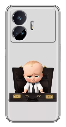 Силиконовый чехол с изображением "Босс с чемоданом" для Realme GT Neo 5
