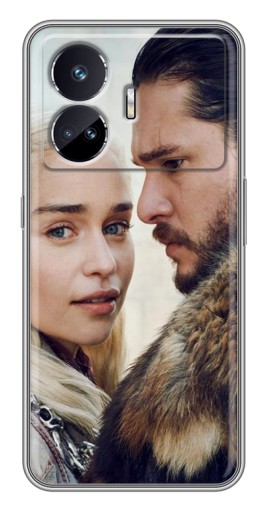 Силиконовый чехол с изображением "Дейнерис и Сноу" для Realme GT Neo 5
