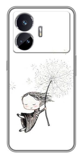 Чехол с принтом "Девочка с одуванчиком" для Realme GT Neo 5