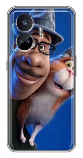 Чехол с картинкой "Джо и кот" для Realme GT Neo 5