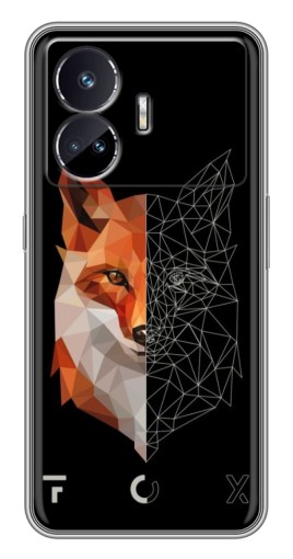 Силиконовый чехол с изображением "Fox" для Realme GT Neo 5