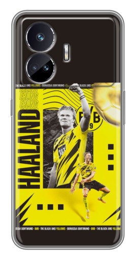 Чехол с печатью "Golden Haaland" для Realme GT Neo 5