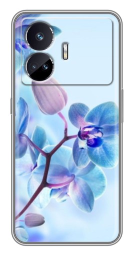 Чехол с картинкой "Голубые орхидеи" для Realme GT Neo 5