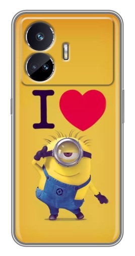 Чехол с картинкой "I Love Minion" для Realme GT Neo 5