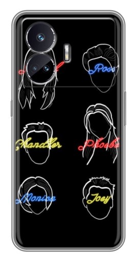 Чехол с принтом "Имена Друзей" для Realme GT Neo 5