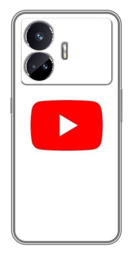 Чехол с принтом "Красная кнопка" для Realme GT Neo 5