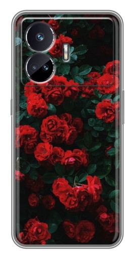 Чехол с картинкой "Красные розы" для Realme GT Neo 5