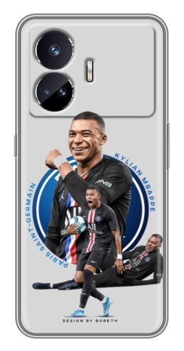 Силиконовый чехол с изображением "Kylian Mbappe" для Realme GT Neo 5