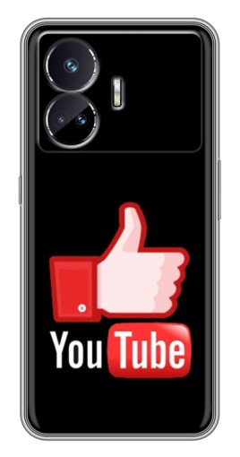 Чехол с печатью "Лайк YouTube" для Realme GT Neo 5