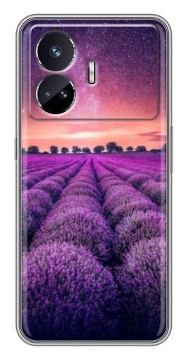 Чехол с печатью "Лавандовое поле" для Realme GT Neo 5