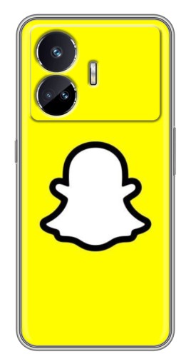 Силиконовый чехол с изображением "Лого Snapchat" для Realme GT Neo 5