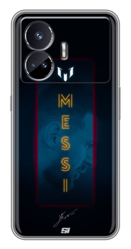 Силиконовый чехол с изображением "Логотип Месси" для Realme GT Neo 5