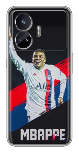 Силиконовый чехол с изображением "Mbappe в ПСЖ" для Realme GT Neo 5