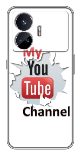 Чехол с принтом "My YouTube" для Realme GT Neo 5