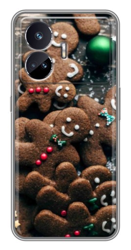 Чехол с печатью "Новогодние человечки" для Realme GT Neo 5