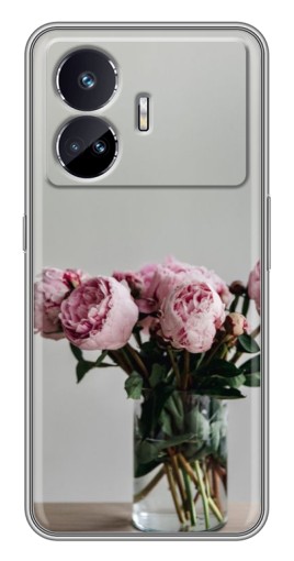 Чехол с печатью "Пионы в вазе" для Realme GT Neo 5