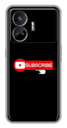 Чехол с принтом "Подпишись" для Realme GT Neo 5