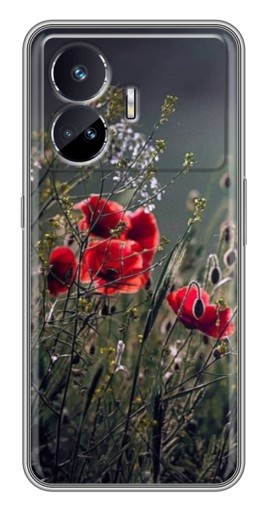 Силиконовый чехол с изображением "Поле цветов" для Realme GT Neo 5