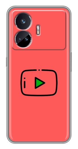 Чехол с картинкой "Рисованная кнопка" для Realme GT Neo 5