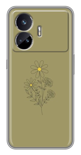 Чехол с принтом "Рисунок ромашка" для Realme GT Neo 5