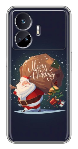 Чехол с печатью "Санта с подарками" для Realme GT Neo 5