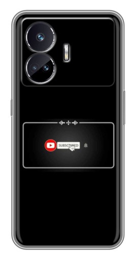 Силиконовый чехол с изображением "subscribed" для Realme GT Neo 5