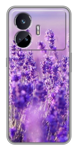 Силиконовый чехол с изображением "Яркая лаванда" для Realme GT Neo 5