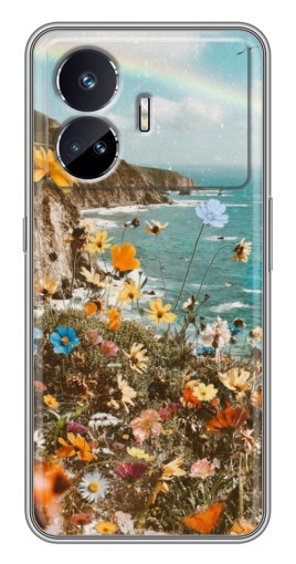 Чехол с картинкой "Яркие полевые цветы" для Realme GT Neo 5