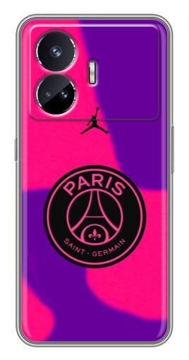 Силиконовый чехол с изображением "Яркий лого PSG" для Realme GT Neo 5