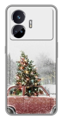 Чехол с принтом "Елка в машине" для Realme GT Neo 5