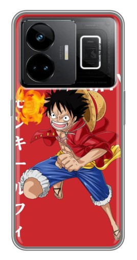 Чехол с картинкой "Атакующий D Luffy" для Realme GT3