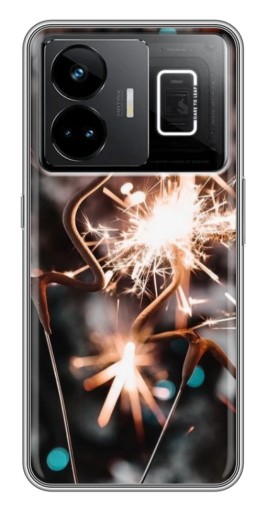Чехол с печатью "Бенгальские огни" для Realme GT3
