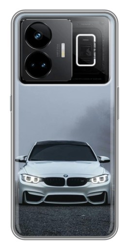 Силиконовый чехол с изображением "БМВ в тумане" для Realme GT3