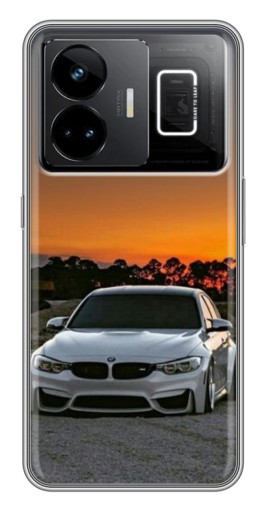 Чехол с принтом "BMW белая" для Realme GT3