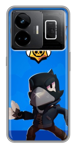 Силиконовый чехол с изображением "Боевой Crow" для Realme GT3