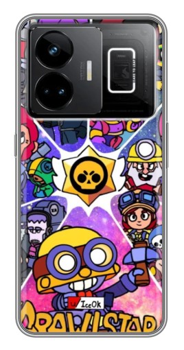 Чехол с печатью "Brawl заставка" для Realme GT3