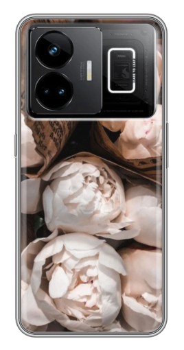 Чехол с принтом "Букет пионов" для Realme GT3