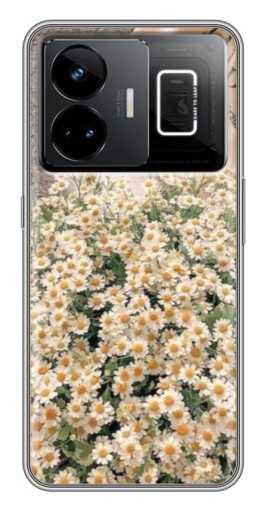 Силиконовый чехол с изображением "Букет ромашек" для Realme GT3