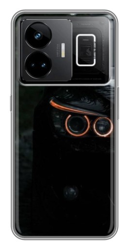 Чехол с печатью "Черный БМВ" для Realme GT3