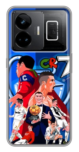 Силиконовый чехол с изображением "CR7" для Realme GT3