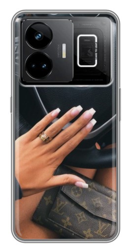 Чехол с печатью "Девушка в БМВ" для Realme GT3