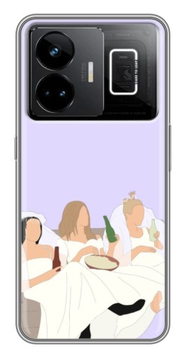 Силиконовый чехол с изображением "Девушки Друзья" для Realme GT3