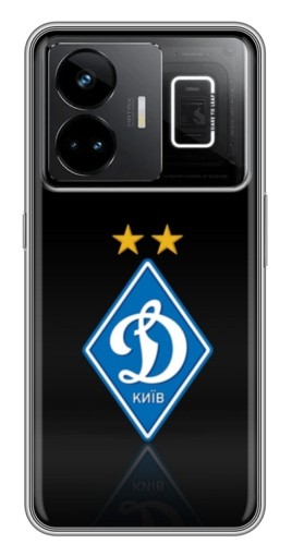 Силиконовый чехол с изображением "Динамо Киев логотип" для Realme GT3