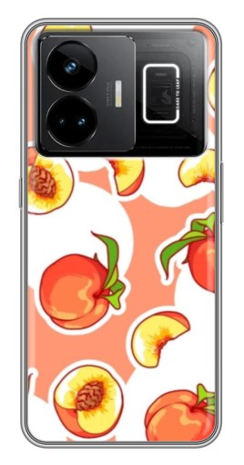 Чехол с печатью "Дольки персиков" для Realme GT3
