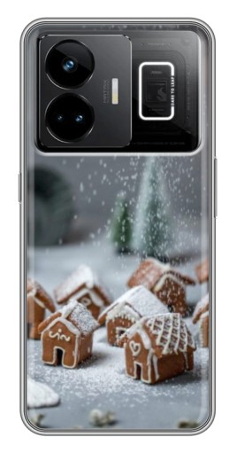 Силиконовый чехол с изображением "Домики из пряников" для Realme GT3