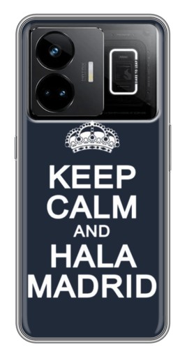 Силиконовый чехол с изображением "Hala Madrid" для Realme GT3