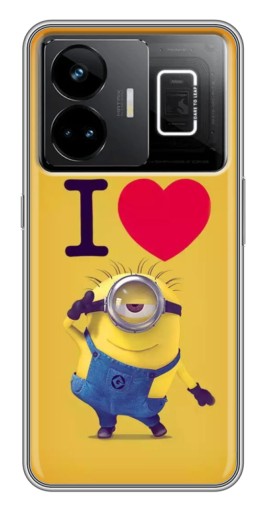 Чехол с картинкой "I Love Minion" для Realme GT3