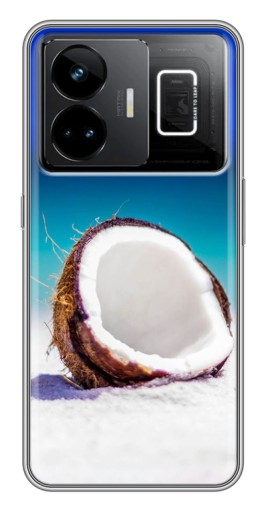 Чехол с принтом "Кокос на пляже" для Realme GT3