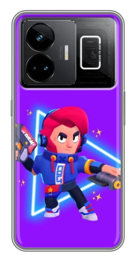 Чехол с печатью "Кольт в наушниках" для Realme GT3