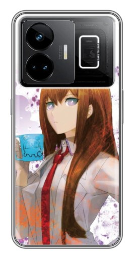 Силиконовый чехол с изображением "Курису с чашкой" для Realme GT3
